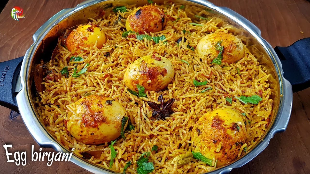 Anda Biryani Recipe