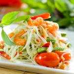 Thai papaya salad