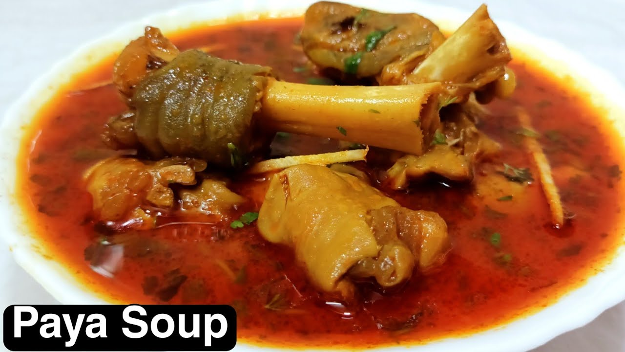 mutton paya soup